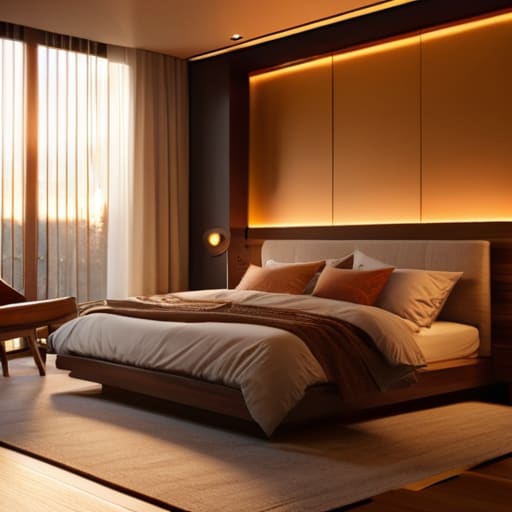 Essential lighting layers for bedroom ambiance.