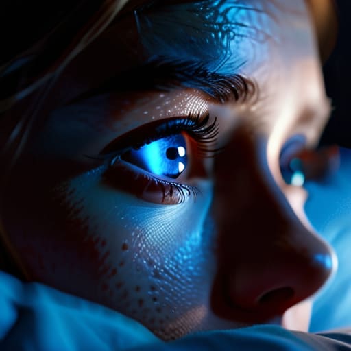 How blue light impacts melatonin production science.