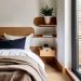 How to store things in a small bedroom.