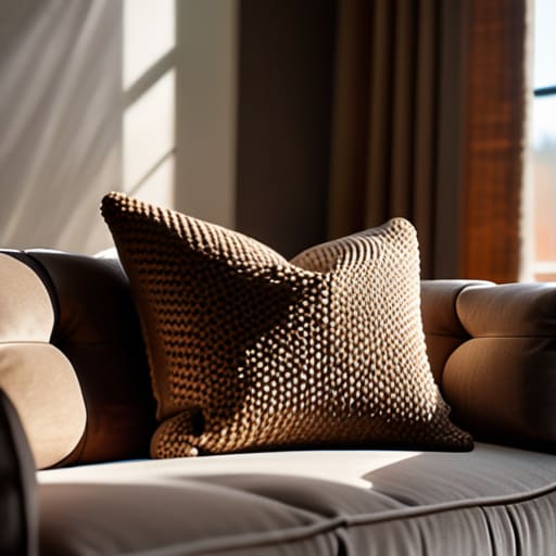 How to style decorative throw pillows.