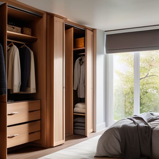 Organizing small bedroom closets with smart storage.