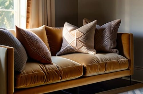 How to style decorative throw pillows.