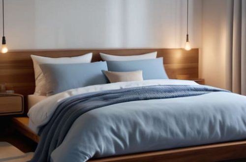 Improving bedroom environment for better rest.