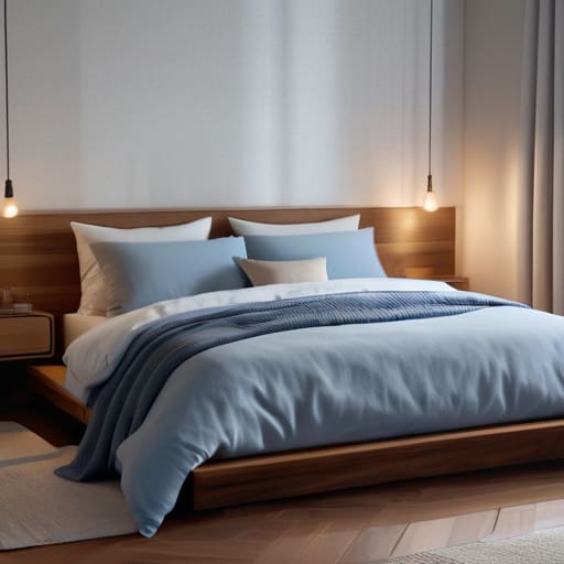 Improving bedroom environment for better rest.