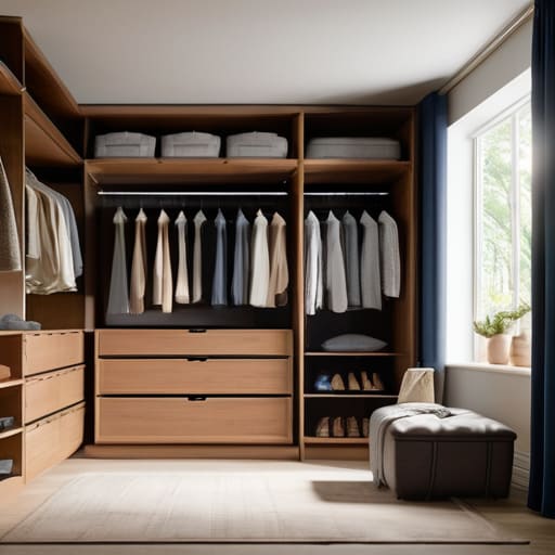 Organizing small bedroom closets with smart storage.