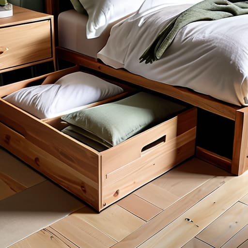 Under-bed storage is not a junk drawer.
