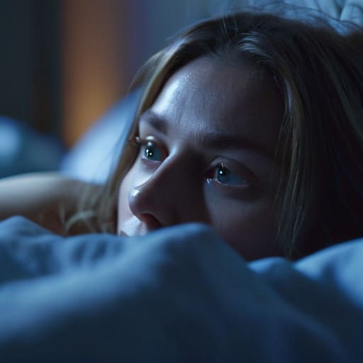 Explaining how sleep paralysis happens visually.