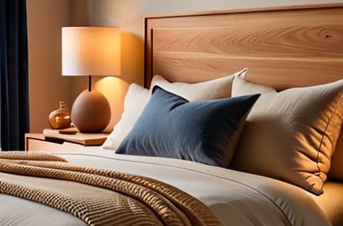 How to style bedroom lighting for relaxation.